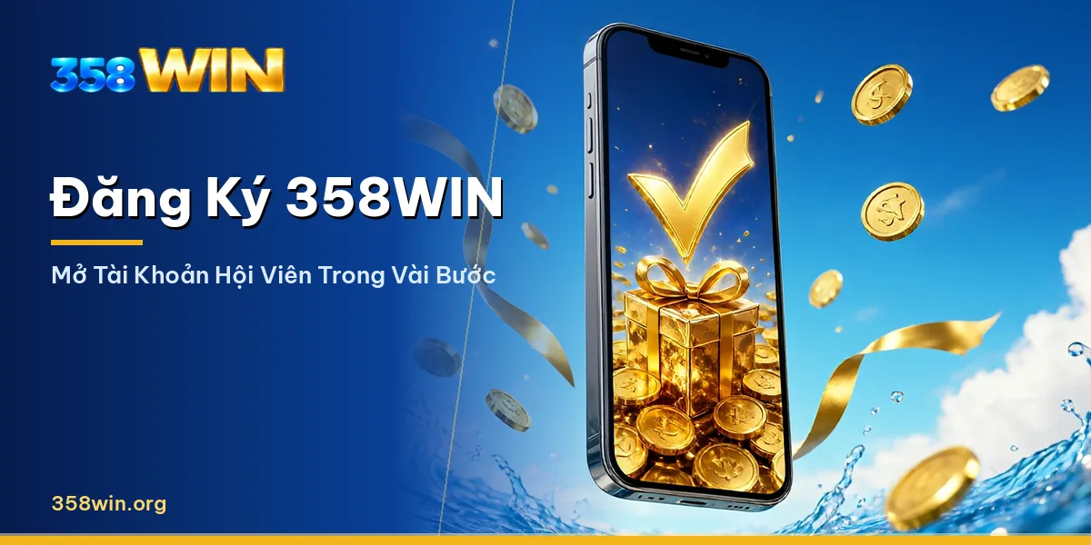 Biểu mẫu đăng ký tài khoản 358WIN trên điện thoại